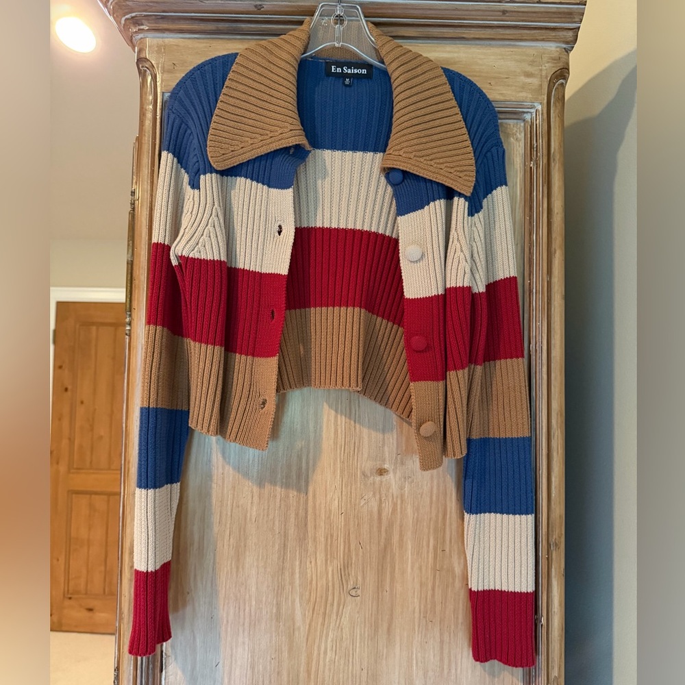 En Saison Elania Cardigan Sweater size M
